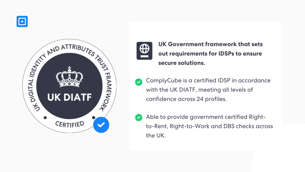 UK DIATF, certifié diatf, certifié diatf au Royaume-Uni, cadre d'identité et d'attributs numériques au Royaume-Uni,  